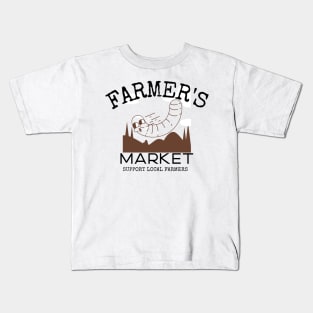 Farmer's Market Worm Castings Kids T-Shirt